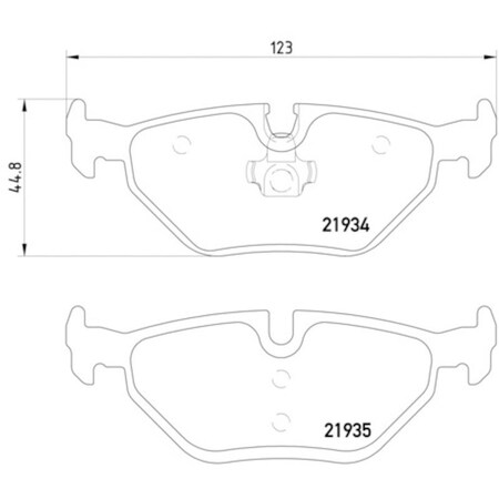 Pagid Brakes Disc Brake Pad, 355009051 355009051